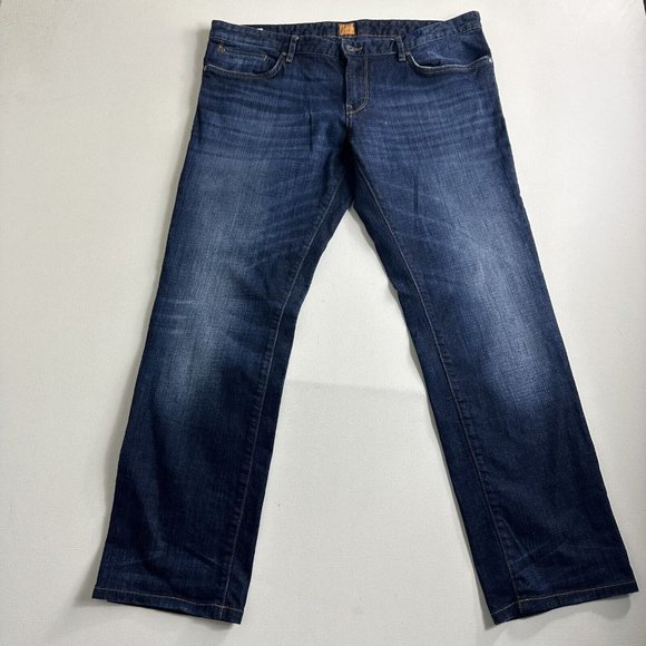 Hugo Boss Orange 24 Barcelona Today Denim Jeans Mens Size W38 L29 Dark Wash Blue - Picture 1 of 11